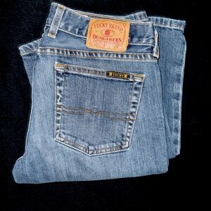 Lucky Brand Blue Bootcut Classic Style Low waisted jeans